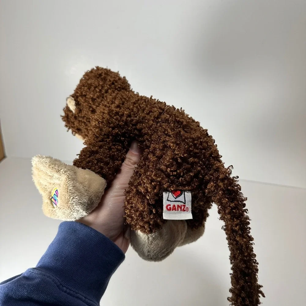 Ganz Webkinz Cheeky Monkey Plush Brown Tan Stuffed Animal HM080 Retired No Code